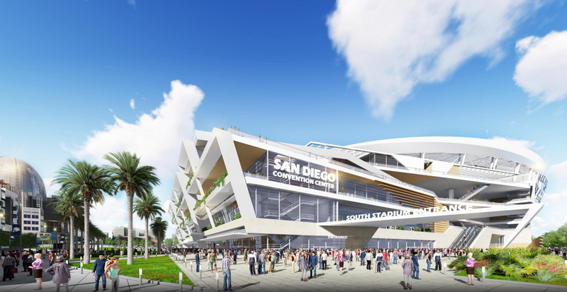 Illustration for article titled These Drawings Of A New Chargers Stadium Are Pretty But Who Gives A Shit